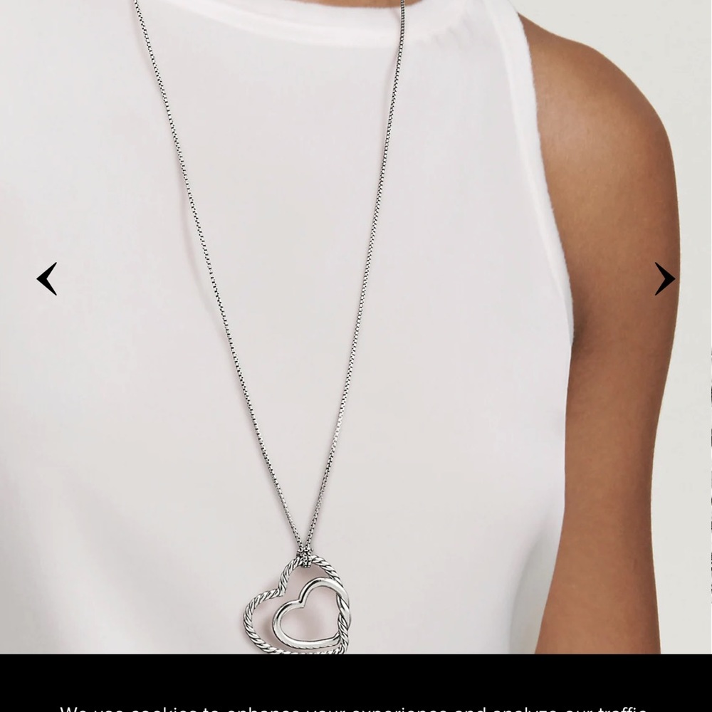 David Yurman Heart Necklace - Picture 2 of 6
